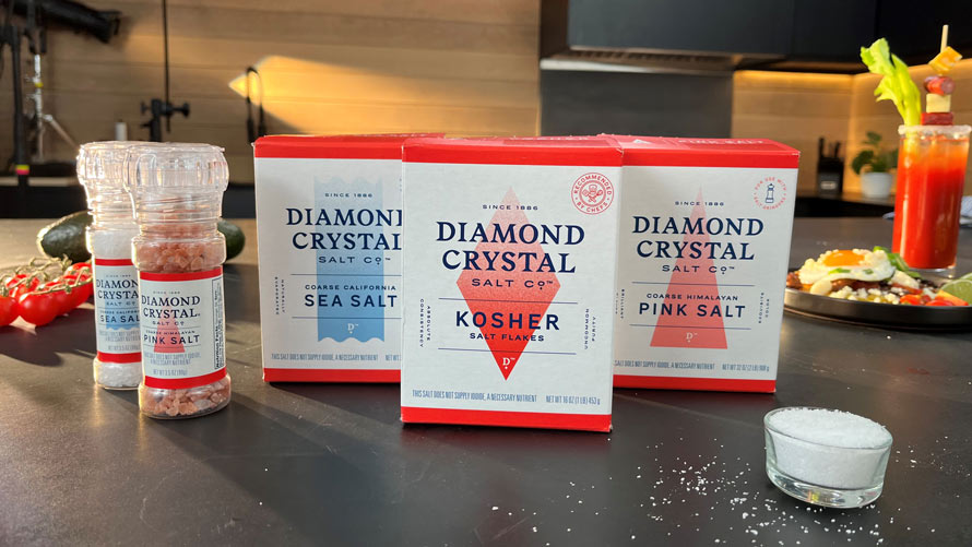 Diamond Crystal Salt Co.'s new sustanable packaging and variety